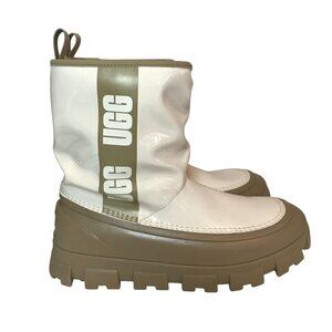 UGG Classic Brellah Mini Boot In Cream waterproof Womens Ankle Boot 10/41